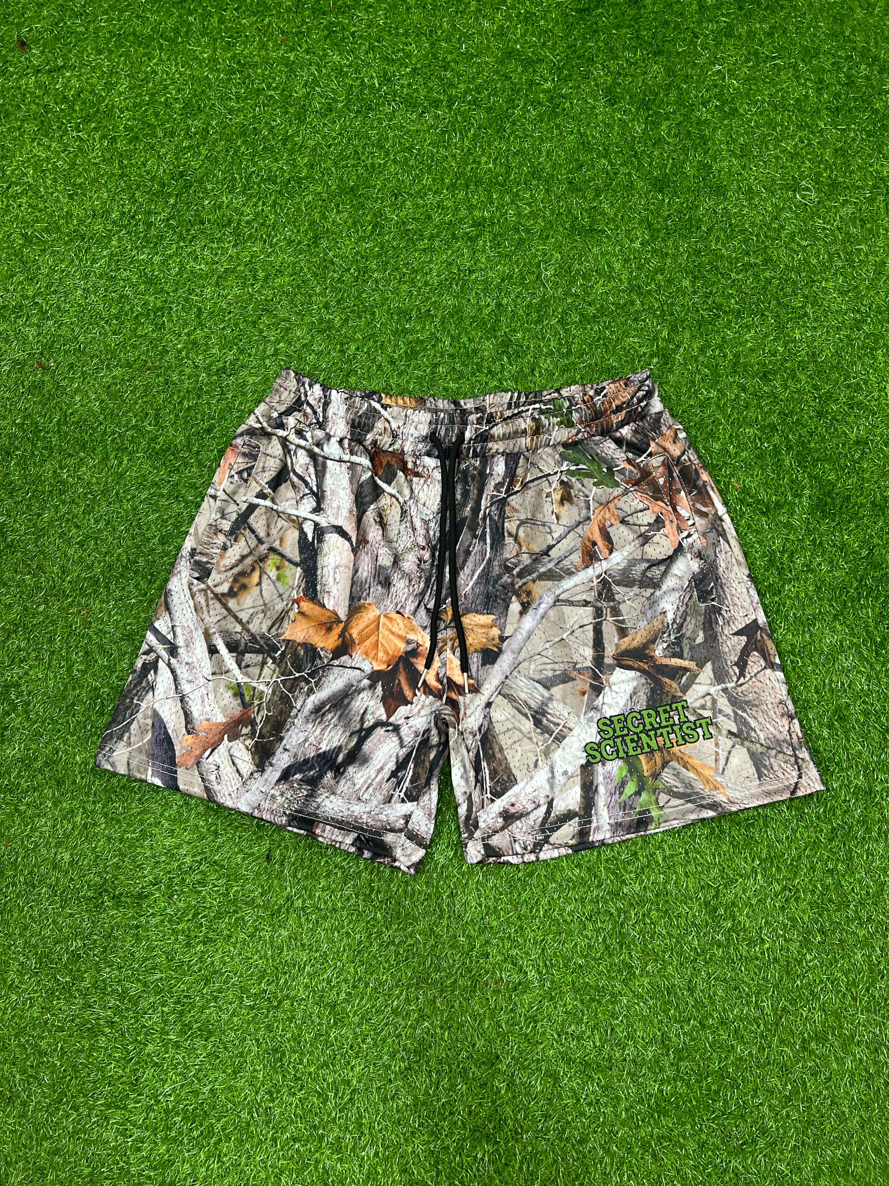 Woodland Camo Mesh Shorts - KIDS