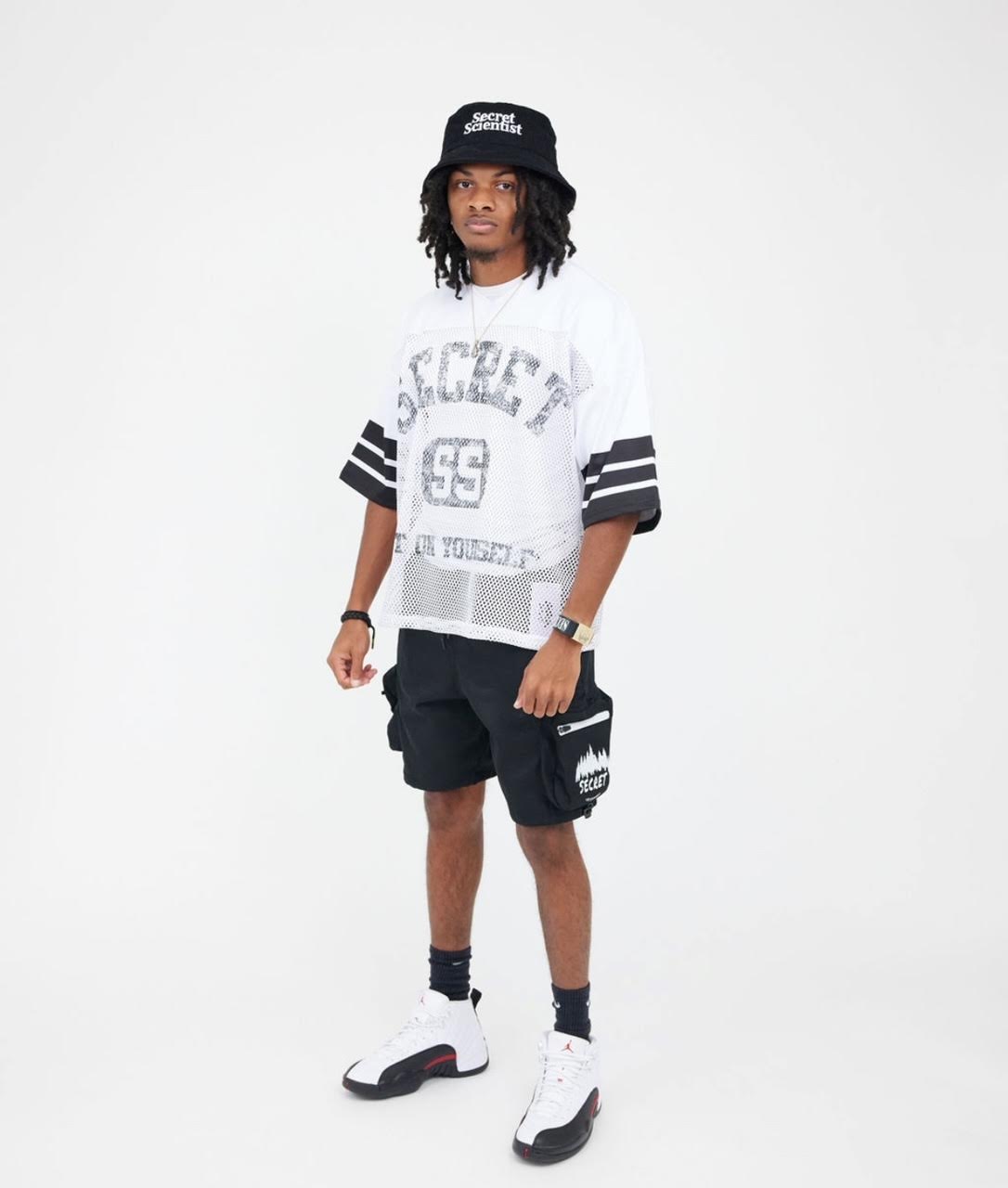 Black/White Mesh Jersey