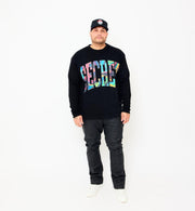 Multi Color - Long Sleeve Tee Black