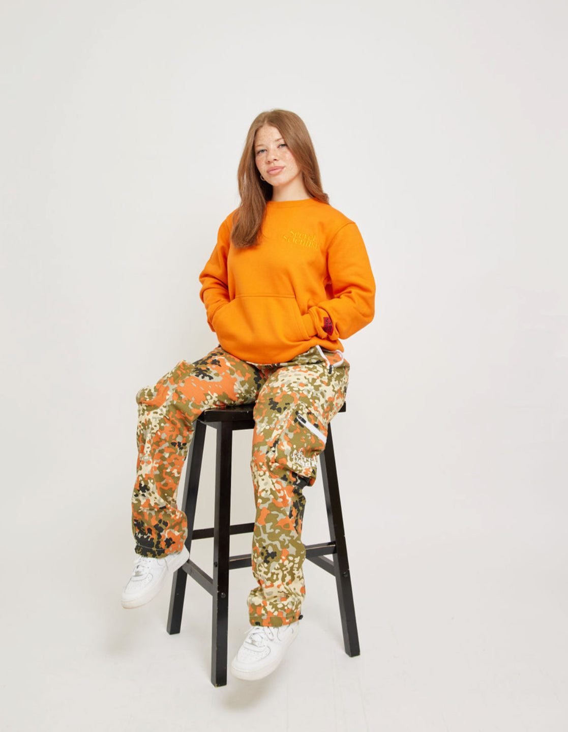 Orange Camo Pants