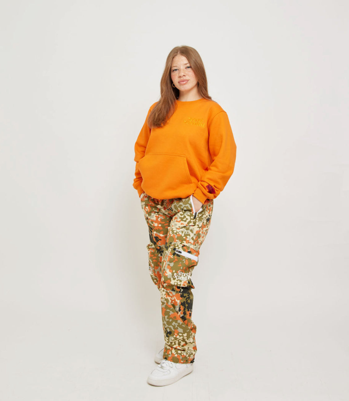 Orange Camo Pants