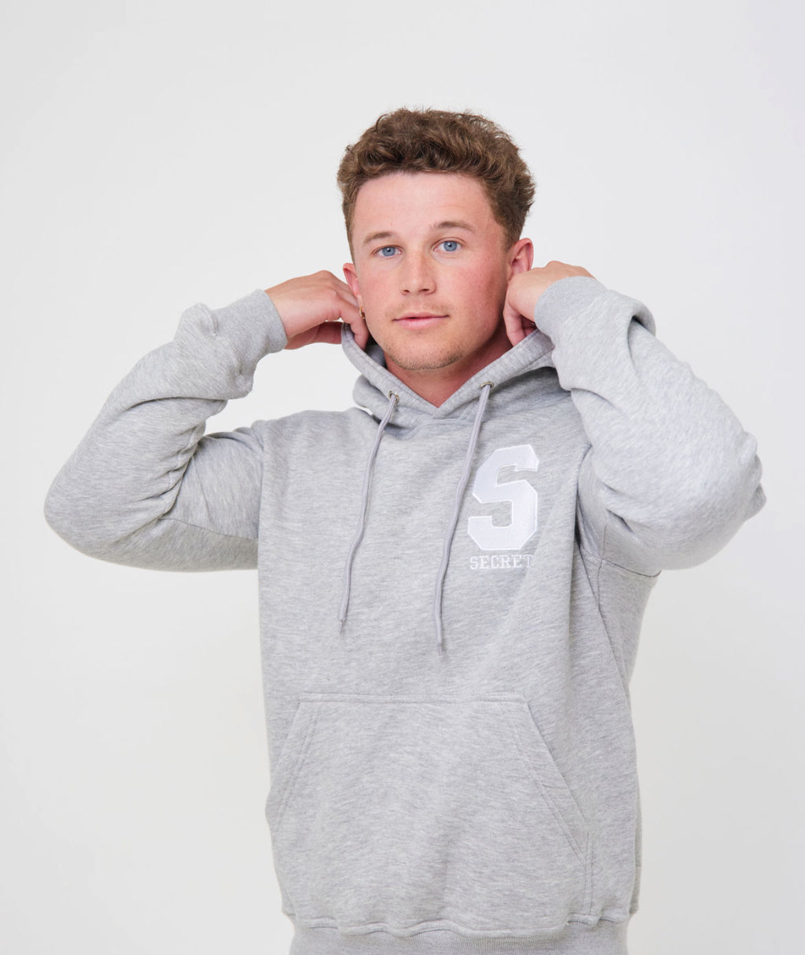 “Big S” Sweatsuit - Grey/white