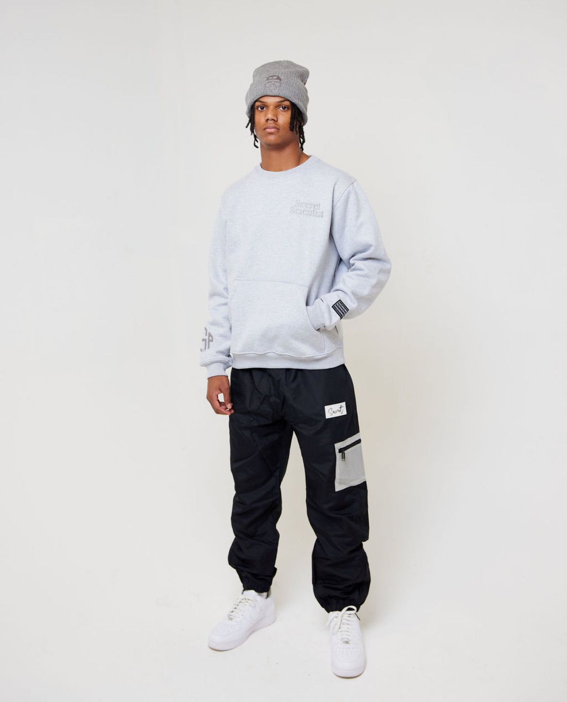 Grey Logo Crew