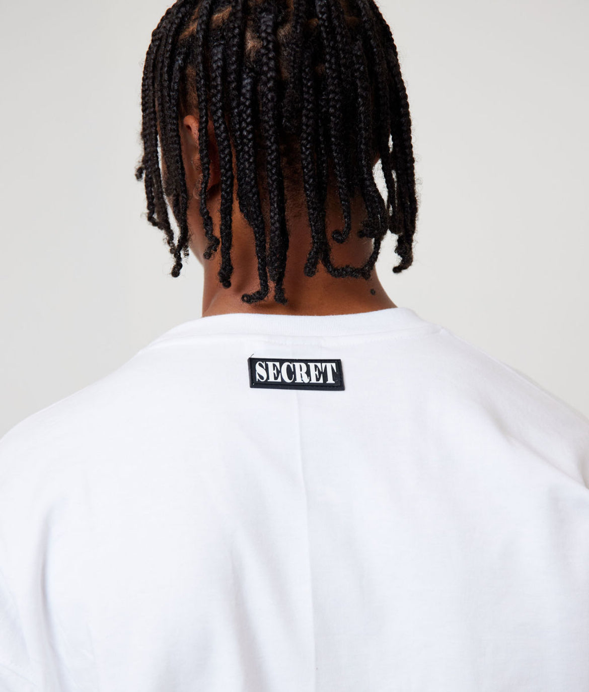 Secret Scientist Script Tee - White