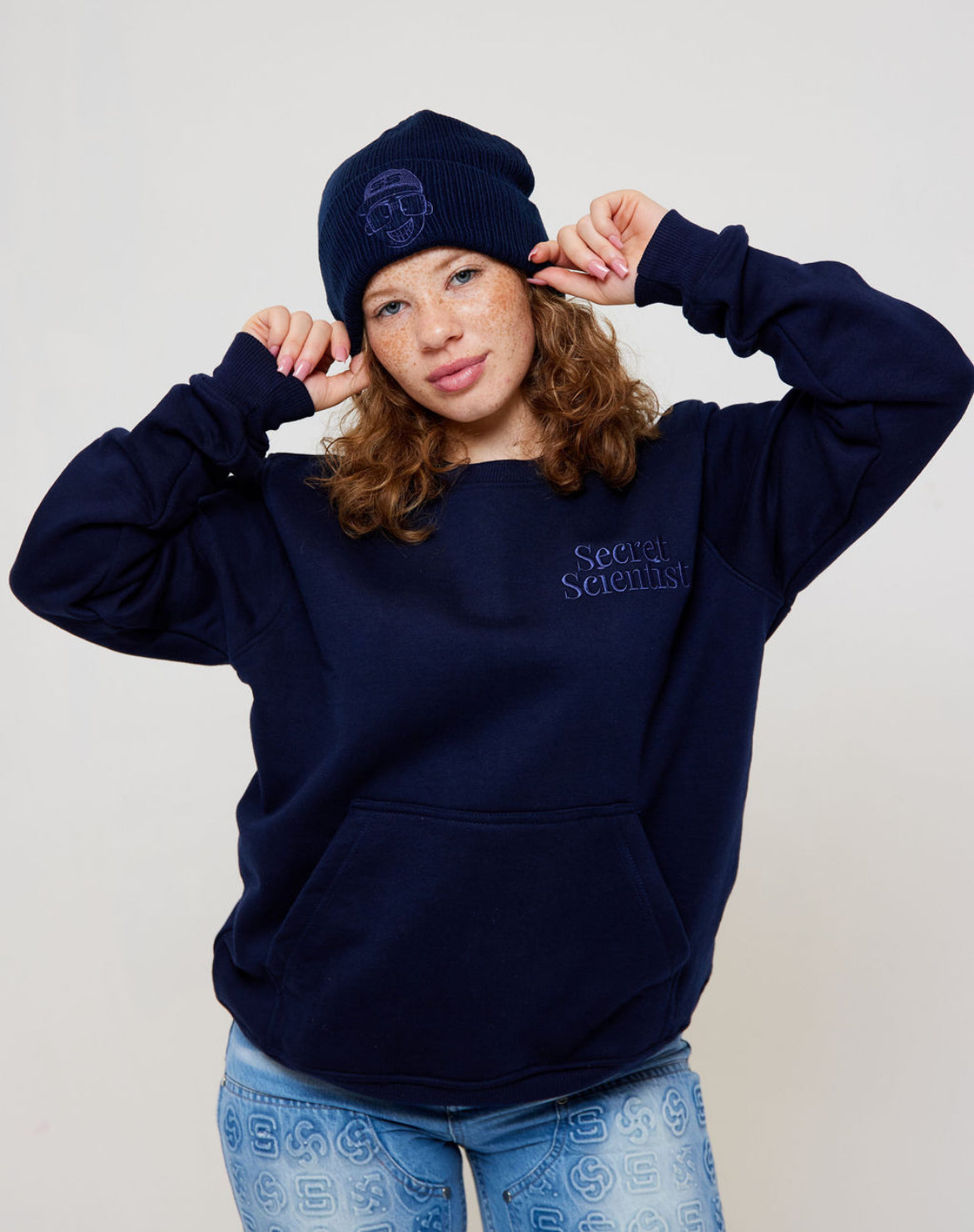 SS Logo Crew - Navy