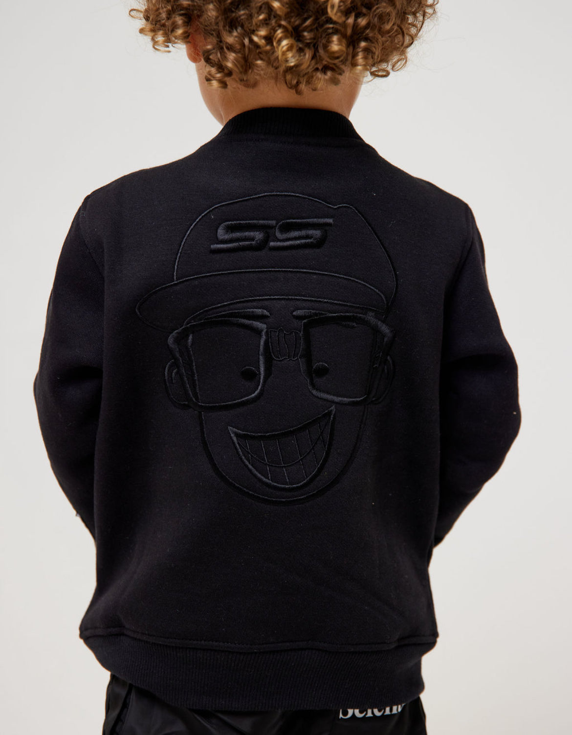 Black Logo Crew - Kids