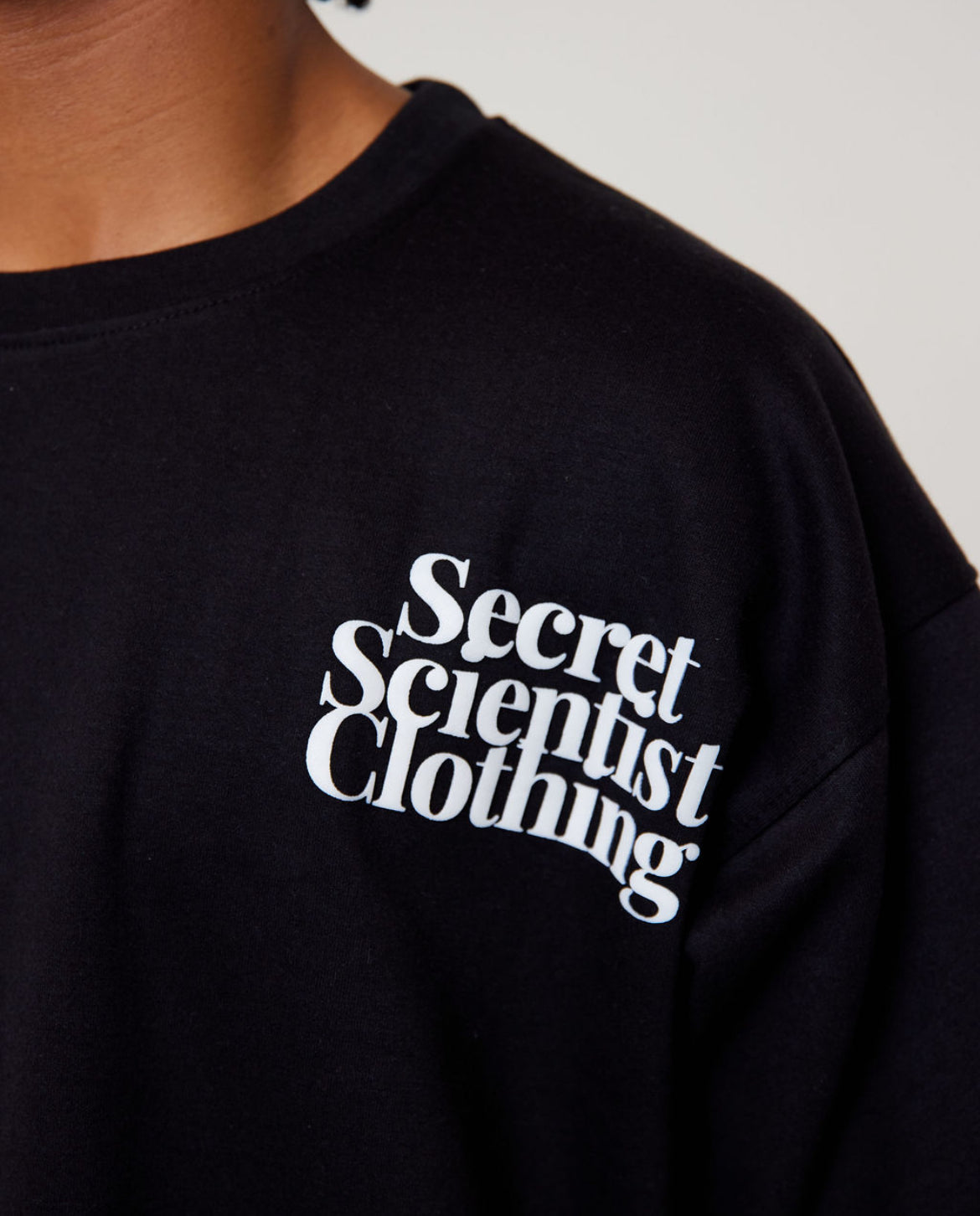 Secret Scientist Script Tee - Black